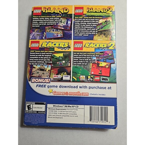 2007 Lego 4 Game Collection Set (Island, Island 2, Racers, Racers 2) - Picture 4 of 13